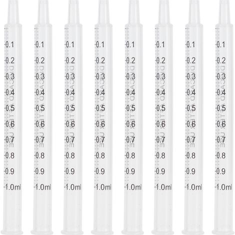40 Pièces Outil d'Insémination Artificielle pour Volailles, Seringue et Tubes pour Élevage de Poulets (1/5)