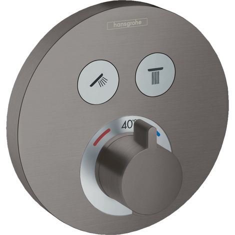 Hansgrohe – Corps encastrable de douche ShowerSelect S – Utilisation simultanée 2 consommateurs – Cartouche thermostatique – Débit 29,7 l/min (1/5)
