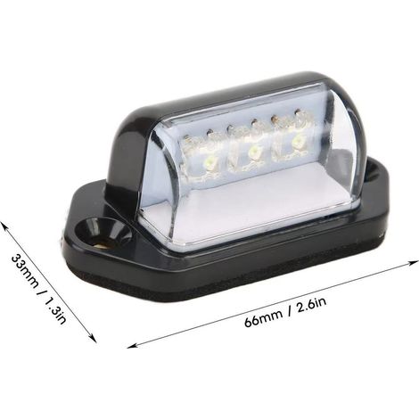 Supply of high-quality 10-30V 3LED license plate lights for trucks and cars (1/5)