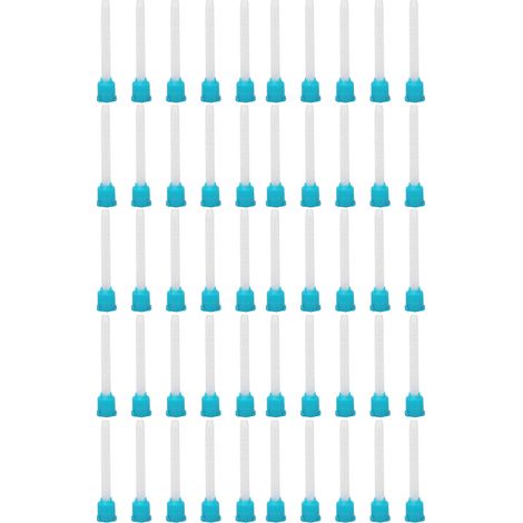 50 pièces embouts mélangeurs pour colle époxy dentaire, applicateur adhésif vert, accessoire dentaire pratique. (1/5)