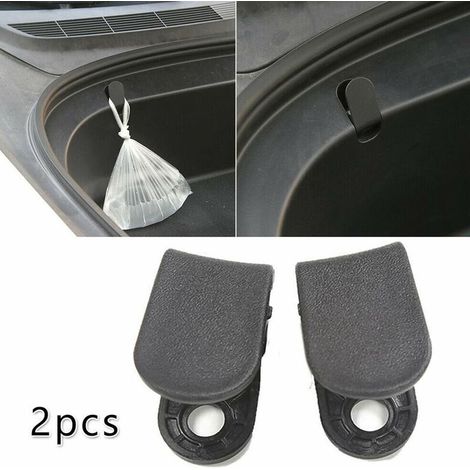 2 Pack ABS Plastic Car Trailer Front Trunk Hooks (1/5)