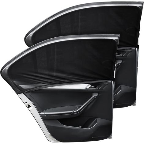 Pare Soleil Voiture Bébé, Rideau Voiture, Pare-Soleils pour Vitres Latérales Auto, UV Protection Anti Moustiquaire pour Enfants et Animaux, Universelle Accessoire Voiture (1/5)