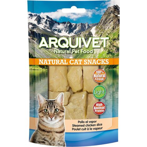 Golosina para gatos de pollo al vapor 50 g (1/2)