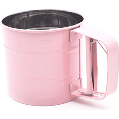 Tamiseur à Farine en Acier Inoxydable, Tamis à Main pour Sucre Glace et Poudre, Accessoire de Cuisine pour Pâtisserie Maison (1/5)