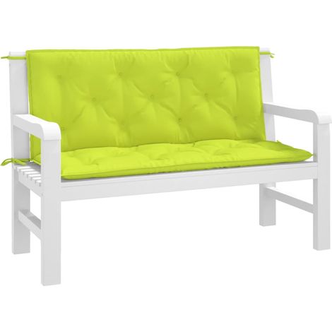 INLIFE Coussin de balancelle Vert vif 120 cm Tissu (1/5)