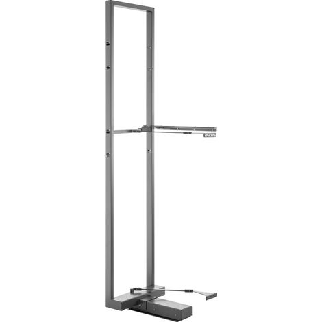 Armoire coulissante complète 5 corbeilles - Ouverture mini : 120° - Pour caisson de largeur : 600 mm - Décor : Anthracite - Matériau : Mélaminé / Acier - Hauteur : 1915 mm - VIBO (1/3)