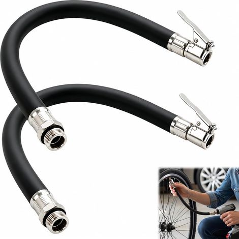 Flexible Gonflage 38 cm Valve Schrader pour Voiture Moto Vélo (1/5)