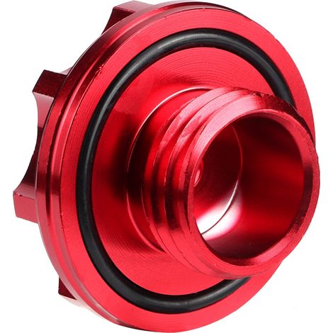 Bouchon d'huile moteur Honda B16 B18 B20 K20 K24 BK (rouge) (1/5)
