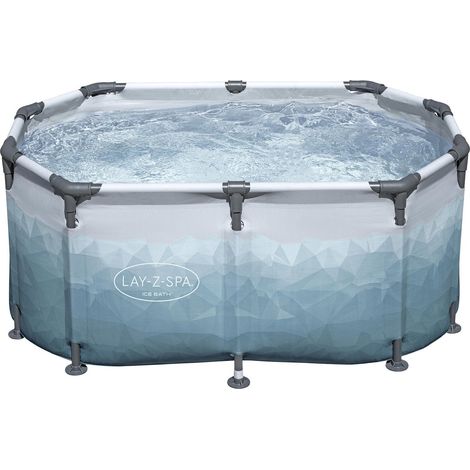 Bestway Piscina Glacial blu grigio 431 litri