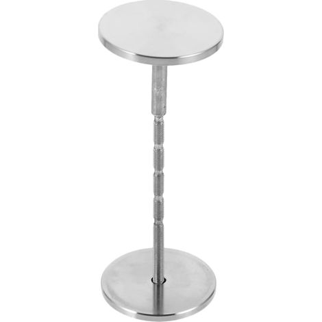 Cache-trou de Porte en Acier Inoxydable Argenté Rond Installation Facile et Sécurité Renforcée pour Portes D'entrée et Intérieures (1/5)