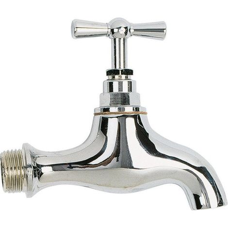 Standard-Wasserhahn Männlich 1/2 - Chromed Messing - Watts