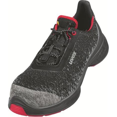 uvex Halbschuhe 1 G2 S1 schwarz rot Weite 10 Größe 50 (1/3)