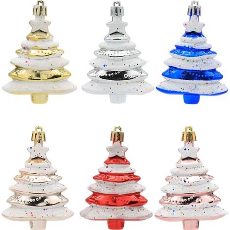 Goldfarbener Weihnachtsschmuck aus Kunststoff – Weihnachtskugel in besonderer Form (1/4)