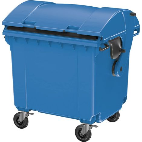 BRB 1100 Liter Großmüllbehälter/Müllcontainer nach EN 840, MGB (Blau) (1/2)