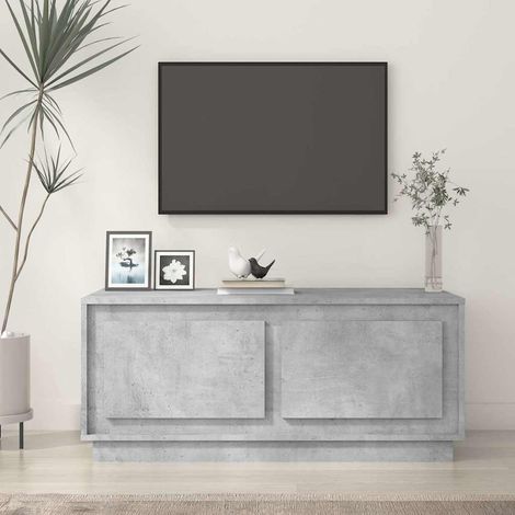 vidaXL Coffee Table Concrete Grey 102x50x44 cm Engineered Wood (1/5)