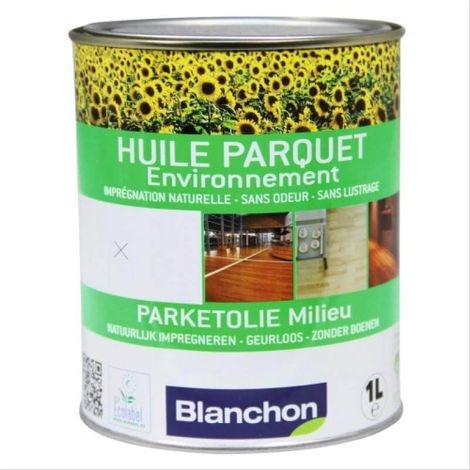 Huile parquet environnement Blanchon bois naturel 1L