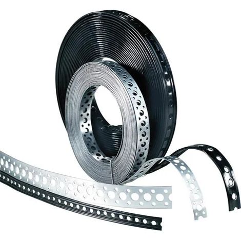 Cinta perforada 17 mm x 10 m con recubrimiento galvanizado (1/2)