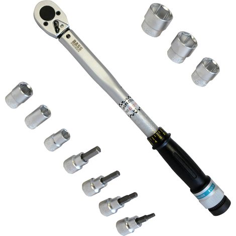 Chiave dinamometrica 3/8"", 20 - 110 Nm + bussole (1/5)