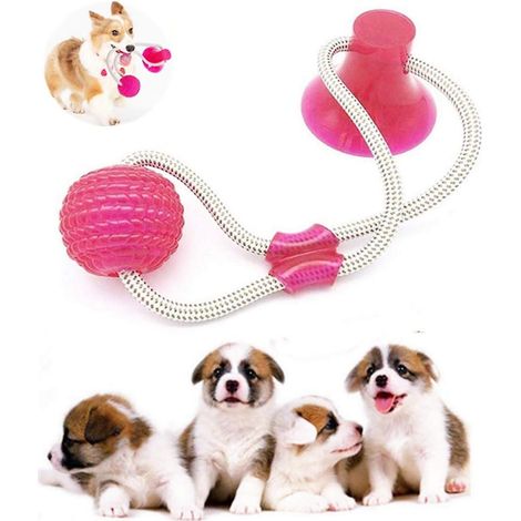 Jouet à mâcher multifonctionnel pour animaux de compagnie avec ventouse (1/5)