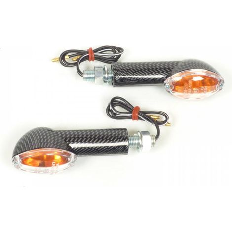 mini blinker lang oval mit glühbirne 12v 21w homolog ce für (1/4)