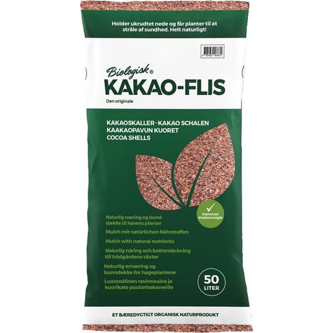 Kakaoschalen Bodenabdeckung Dekorbelag Mulch 100 % reine Kakaoschalen (1 x 50L) (1/3)