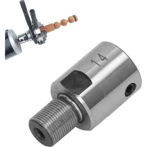 Adaptateur M14 de 14 mm, M141, douille de connexion de bielle, mandrin de menuisier, tour, fraiseuse d'établi, adaptateur M14 à monter soi-même (1/5)