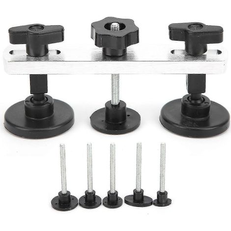 Kit d'outils de réparation de carrosserie pour dommages causés par la grêle : extracteurs de bosses sans peinture, pont élévateur et kit de levage. (1/4)