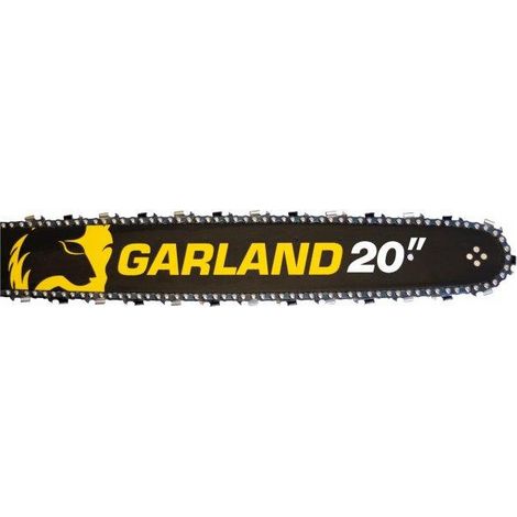 Kit ensemble barre et chaine COMBO INDIANA 20" 3/8-V20 - Coloris - Noir