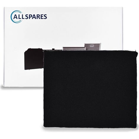 Filtro de carbón de larga duración AllSpares para campanas extractoras compatible con ATAG ACC927 / AEG-Electrolux MCFE11 / 9029800563 / Whirlpool 4840008571 / F00262/3S / Tipo 20 (220 x 180 x 20 mm)