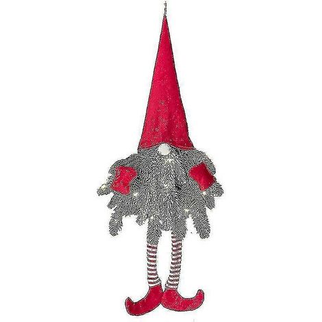 Décorations de Noël Gnome, Gnome suédois LED 70 cm, Poupée lutin de Noël, Ornements Tomte Gnome faits main, Décoration de sapin de Noël, Père Noël scandinave sans visage (1/5)