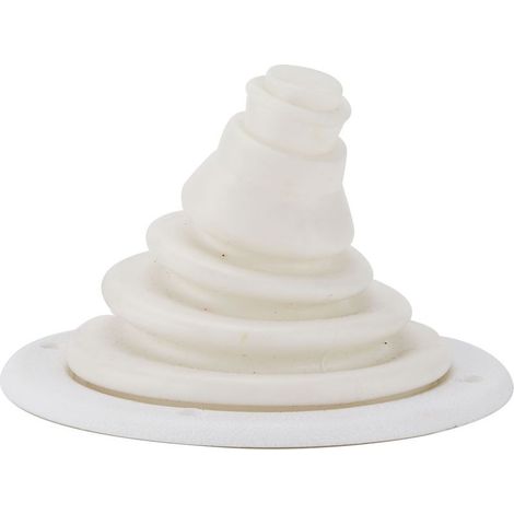 Kit de Soufflet de Câble de Changement de Vitesse, Botte de Câble de Changement de Vitesse, Soufflet de Protection de Câble de Changement de Direction Marin Caoutchouc Plastique pour(Un blanc)). (1/5)