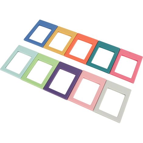 Lot de 10 aimants de 7,6 cm pour réfrigérateur, cadres photo magnétiques, pour classeurs, armoires de rangement et lave-vaisselle. (1/5)