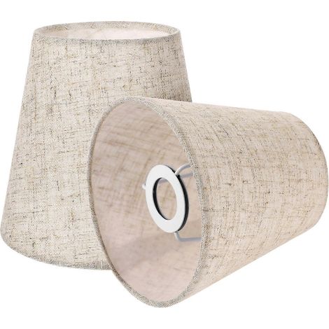 Lot de 2 abat-jour pour lampe de table, housse de lampe décorative en tissu, abat-jour en tissu (1/5)