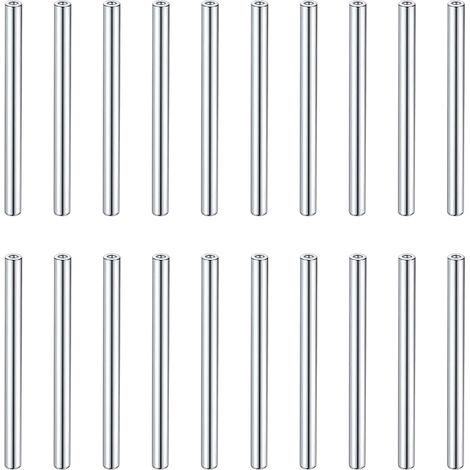 Soporte Para Estante - Acero - 5 mm x 24 mm - Universal Para Armarios Y Alacenas - 20 Unidades (1/5)