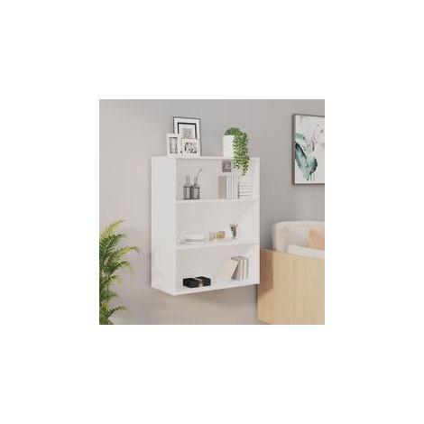 Armoire murale suspendue Blanc 69,5x32,5x90 (1/5)