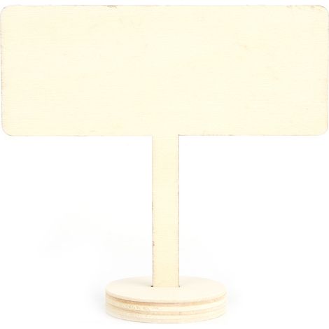 Set de 20 mini tableau noir bois pour messages & étiquettes plantes Décoration jardin & mariage Tableau 12cm avec base incluse (1/5)