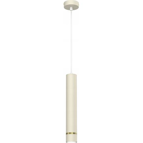 Lampada a sospensione tubolare Gu10, sporgenza ghiacciolo, oro beige (1/5)