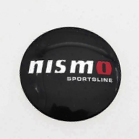 4 cache-moyeux de roue de voiture Nismo GTR Logo 60 mm, emblèmes et autocollants décoratifs pour voitures RC 25-26 (1/2)