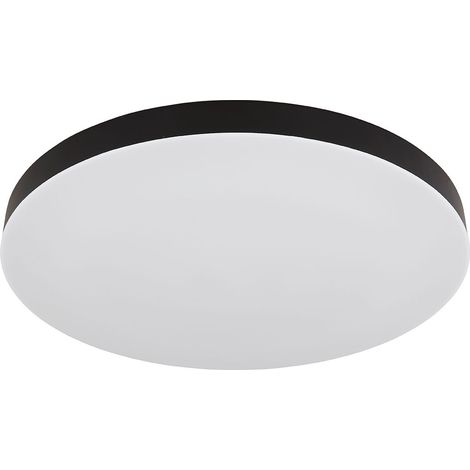 Deckenlampe Deckenleuchte Wohnzimmerlampe schwarz LED Tageslichtleuchte D 50 cm