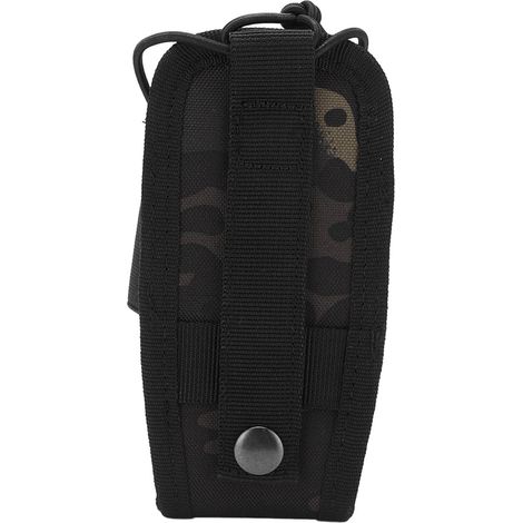 Étui de Transport pour Talkie-Walkie en Tissu Oxford, Pochette Multifonction Camouflage Noir (1/5)