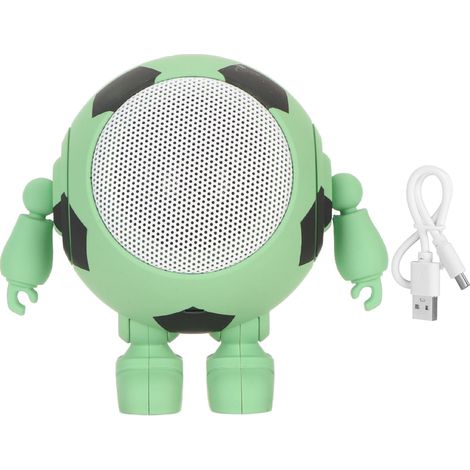 Tragbarer Bluetooth-Stereo-Lautsprecher, drahtlose serielle Verbindung, kompakter Lautsprecher für Heimpartys in Grün
