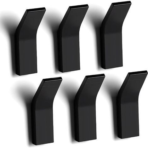 Adhesive Wall Hook Bathroom Towel Racks Wall Hooks for Kitchen Bathroom Office Closet Towel Coat Hanger (1/5)