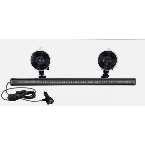 Avertisseur Lumineux - Strobe À LED 48 - Pour Tableau De Bord - Jaune - Étanche Et Résistant À La Chaleur - 1 Pièce (1/5)