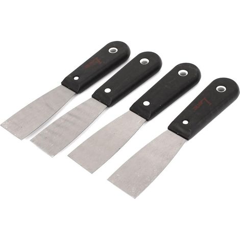 38mm Breite Metallklinge Kunststoffgriff Trockenmauerwerkzeug Kitt Schaber 4 pièces (1/2)