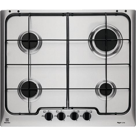 Electrolux RGG6242OOX piano cottura Acciaio inox Da incasso 59 cm Gas 4 Fornelli (1/10)