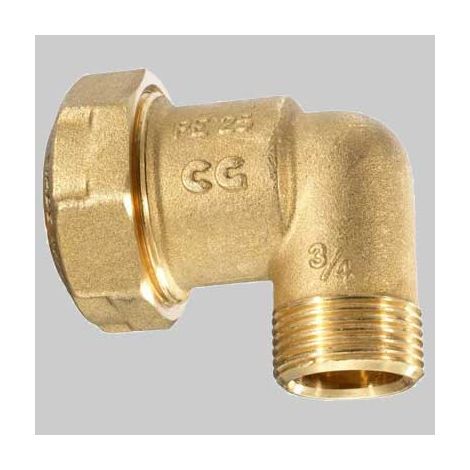 Raccordo Gomito Maschio PE Anello Resina 63 x 2 Cg Cavalletto