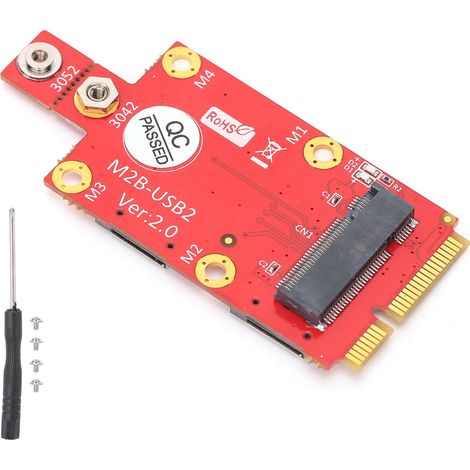 M.2-zu-Mini-PCI-E-Adapter mit SIM-Kartensteckplatz für PC und Laptop (1/5)
