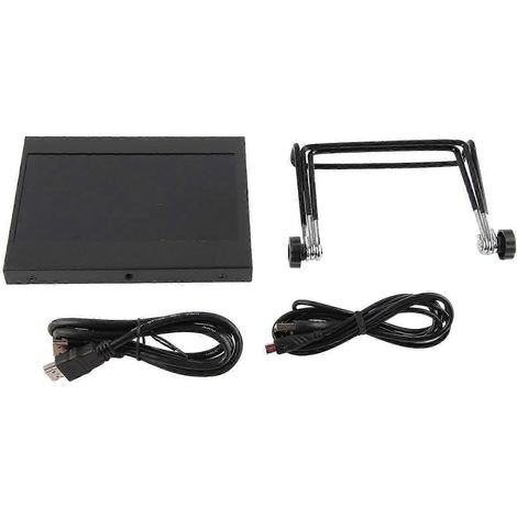 7-Zoll-Überwachungsbildschirm (1024 x 600 HD IPS) für Raspberry Pi, hochauflösender Grafikdisplay-Computer-Erweiterungsmonitor (1/5)