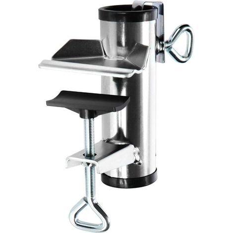 Pied de parasol en métal robuste pour balcon ou terrasse – Support XL réglable (Ø 25–38 mm) – 1 pièce