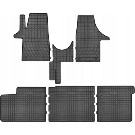 TAPPETINI IN GOMMA VW TRANSPORTER T5 T6 6 posti 2003-2024 (1/5)